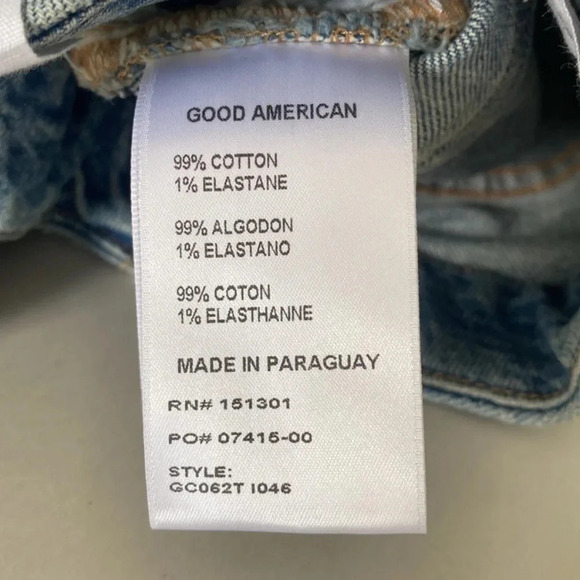 Good American Good Classic Skinnyish Hi-Rise Gap Proof Waist 10/30 - Picture 9 of 12